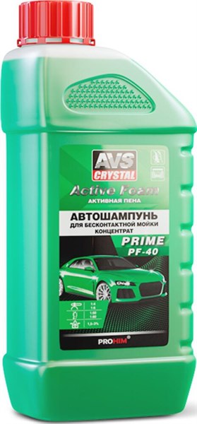 Автошампунь для б/к мойки AVS "Active Foam" 1:4-6 PF-40 PRIME 5.5 л 0398639 - фото 120497