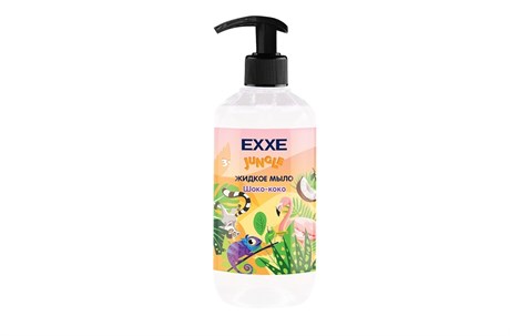 EXXE детская серия Джунгли Жидкое мыло 500мл Шоко-коко - фото 121059