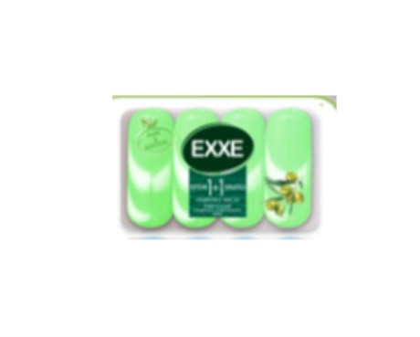 EXXE 1+1 туалетное мыло 4шт*90г  Зеленый чай (ЗЕЛЕНОЕ) полосатое ЭКОПАК - фото 121302
