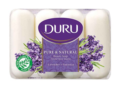 Дуру Pure&natural т/м 4*85гр/24шт лаванда - фото 122104