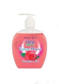 HELP жидкое крем-мыло дозатор Болгарская роза 500гр/12 - фото 122401