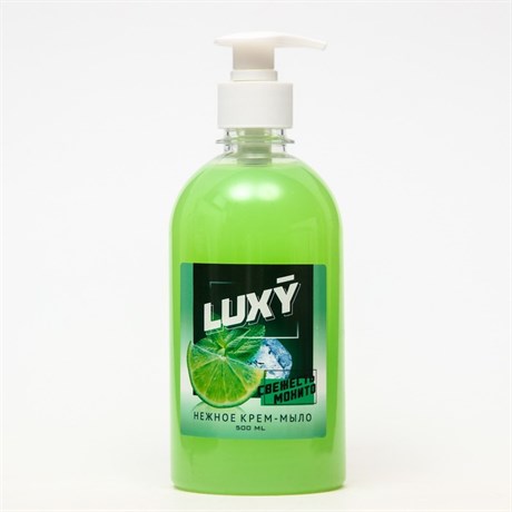 Luxy крем-мыло жидкое 500мл дозатор Свежесть мохито - фото 122792