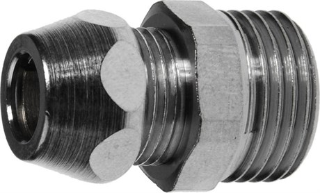 Ниппель с обжимной цангой 1/2" х 3/8" В-Н на 10мм 77185 - фото 123229