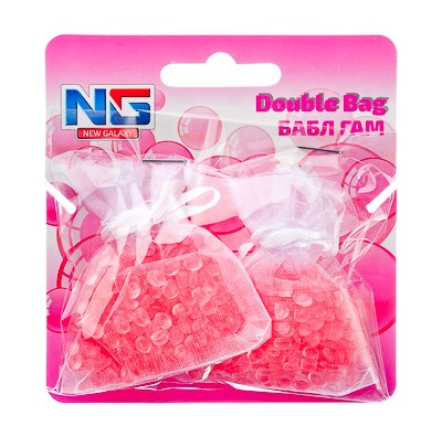 NEW GALAXY Ароматизатор воздуха пакетики Double Bag , Bubble gum 213688 - фото 125408