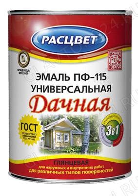 Дачная Расцвет ПФ115 универс.зеленый лук 2,7кг. краска 0030877 - фото 125648