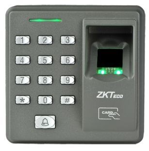 Контроллер автономный со встроенным считывателем отпечатков пальцев, карт EM и клавиатурой. - фото 35172