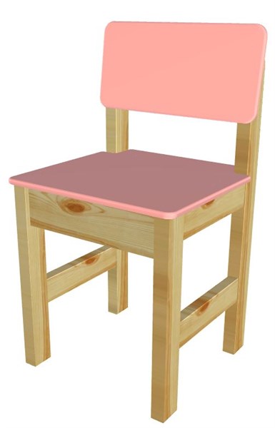 Стул детский Крепыш цветной (Массив) Высота сидения: 300 - фото 38647