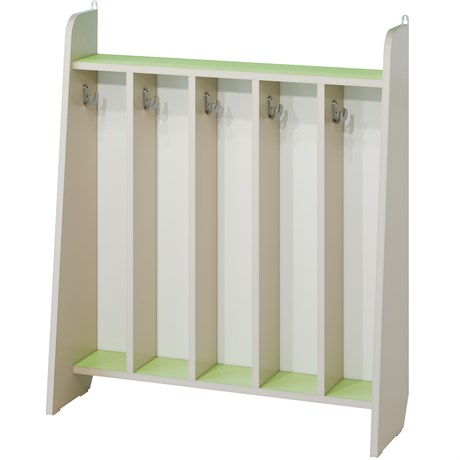 Шкаф для полотенец напольный (5 секций) (пастельные цвета) - фото 39028