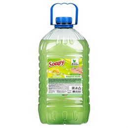 Жидкое мыло "Soapy light" 5л "Зеленая дыня Clean&Green CG8230