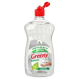 Средство для мытья посуды "Greeny" Neutral 500 мл. Clean&Green /12 363416