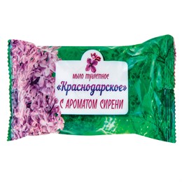 Туал.мыло 100г п/п обертка с ароматом сирени/66шт, Меридиан