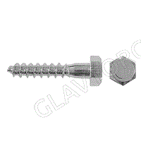 СВФС Шуруп сантехнический 6х30 (6шт) пакетик 0105539