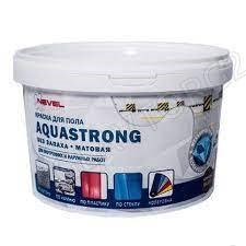 Краска для пола коричневая 2кг/1,6л AQUASTRONG 0399195