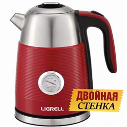 Чайник LIGRELL LEK-1757STR Красный (двойная стенка)