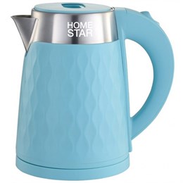 Чайник Homestar HS-1021 голубой, двойной корпус