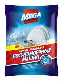 Моющее средство для посудомоечных машин MEGA, 1 кг (пакет)