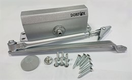 Доводчик DORFOX-90 (50-120кг) серебро Дорфокс