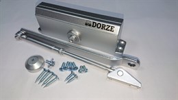 Морозостойкий дверной доводчик DORZE-150F (Дорзе) -55C+60С цвет серебро