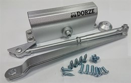 Морозостойкий дверной доводчик DORZE-85F (Дорзе) -55C+60С цвет серебро