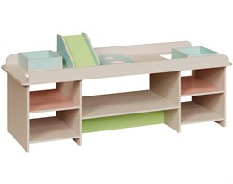 Дидактический двухсторонний стол 1800х680х600 (пастельные цвета)