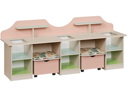 Дидактический стол без наполнения (пастельные цвета)