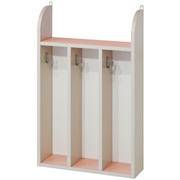 Шкаф для полотенец навесной (3 секции) (пастельные цвета)