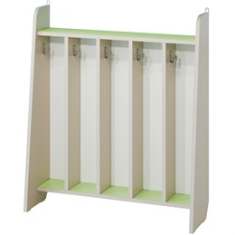 Шкаф для полотенец напольный (5 секций) (пастельные цвета)
