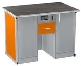 Стол демонстрационный с электрикой и тумбой СДФТ-1200 KG orange 122952