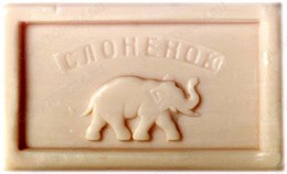 Слоненок мыло 100гр без обертки/80 РАСПРОДАЖА
