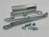 Морозостойкий дверной доводчик DORZE-85 (50-120кг. Дорзе) Arctic Premium серебро - фото 34457
