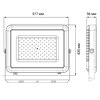 Прожектор светодиодный пылевлагозащищенный серии PFL-S2 300w 1363200113 - фото 42232