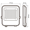 Прожектор светодиодный PFL-S4-150w 518190246 - фото 42330