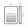 Светильник светодиодный накладной для подсветки стен и ступеней PST/W S120090 304982138 - фото 43621