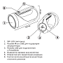 Фонарь-прожектор  JAZZway Accu7-L 5W-bk 1894444754 - фото 45456